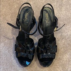 Yves Saint Laurent Tribute platform sandals